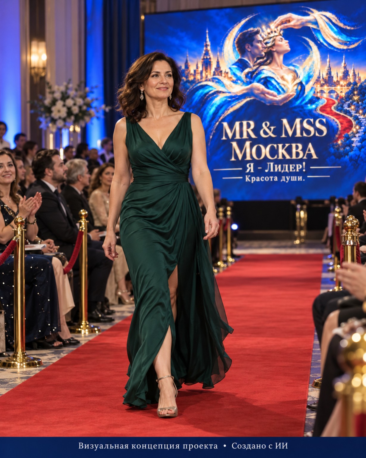 Красная дорожка — визуальная концепция MR & MSS Москва
